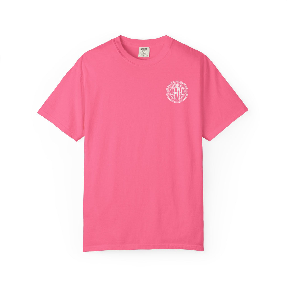 White Garment-Dyed T-Shirt — Classic Crewneck Tee
