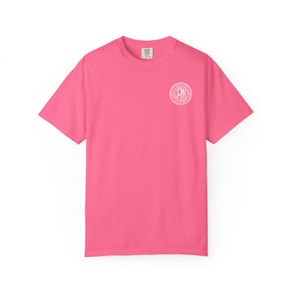 White Garment-Dyed T-Shirt — Classic Crewneck Tee