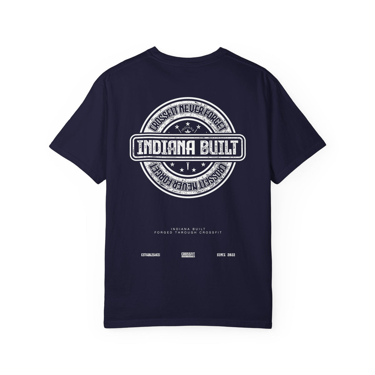 White Garment-Dyed T-Shirt — Classic Crewneck Tee