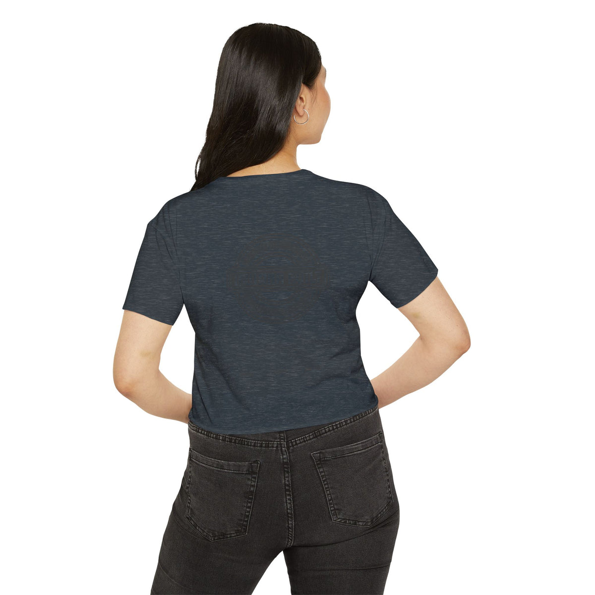 Indiana Built Crop Top — Women's Festival Graphic Tee