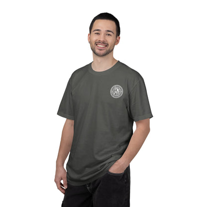 White Garment-Dyed T-Shirt — Classic Crewneck Tee