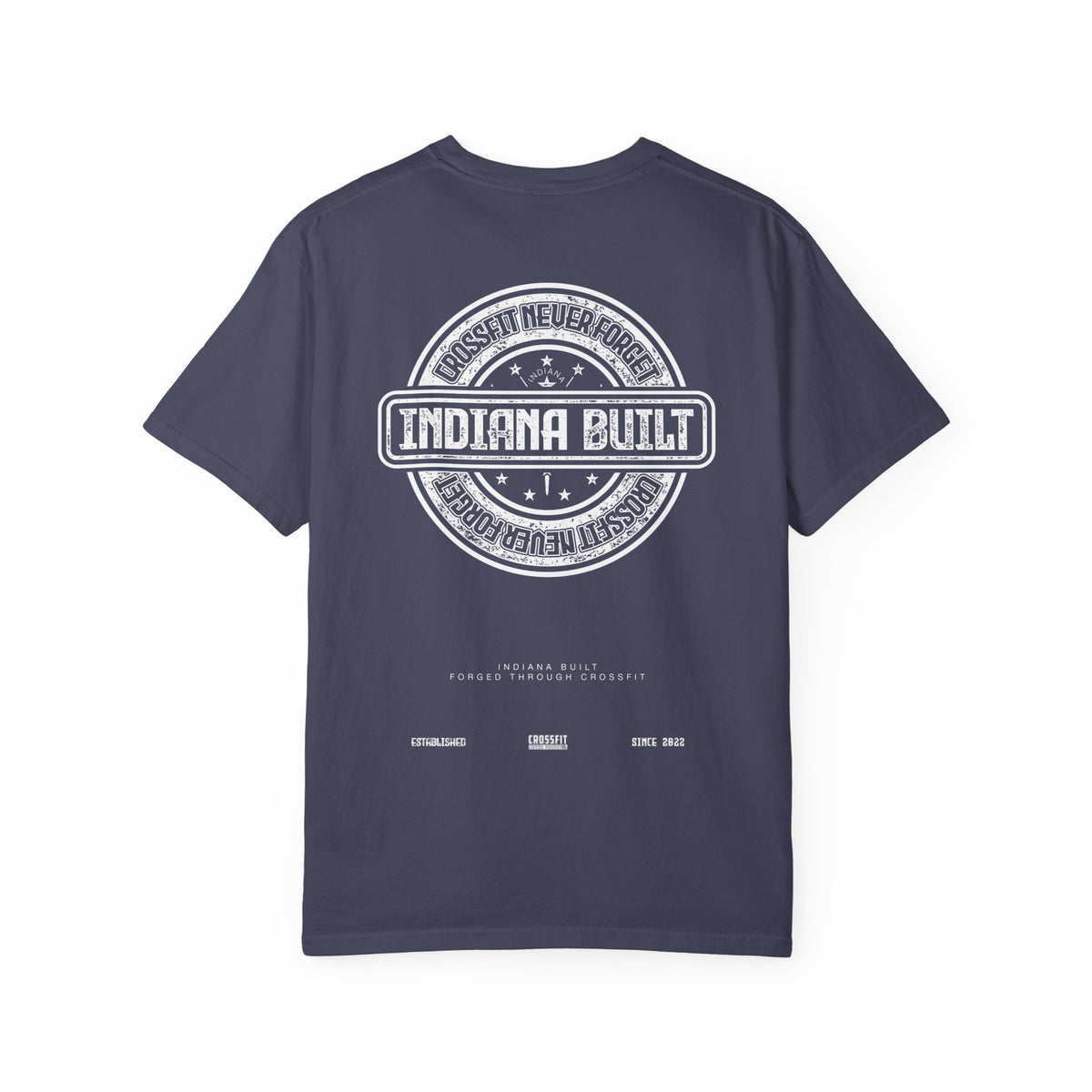 White Garment-Dyed T-Shirt — Classic Crewneck Tee