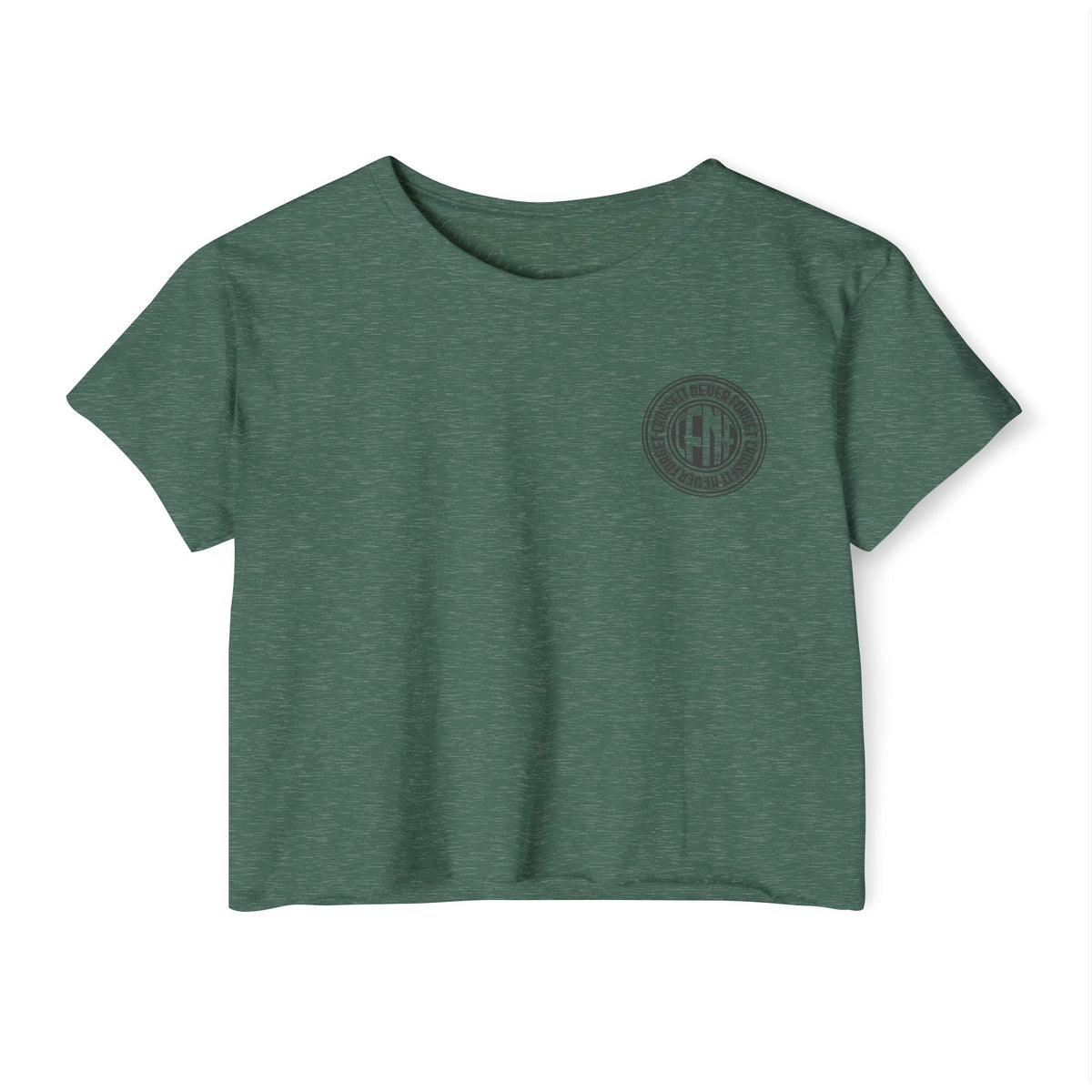 Indiana Built Crop Top — Women's Festival Graphic Tee
