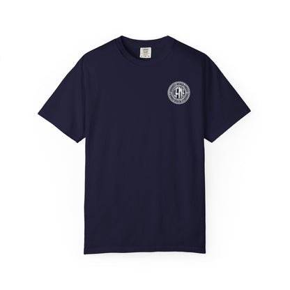 White Garment-Dyed T-Shirt — Classic Crewneck Tee