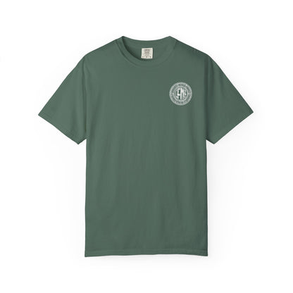 White Garment-Dyed T-Shirt — Classic Crewneck Tee
