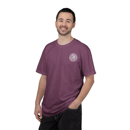 White Garment-Dyed T-Shirt — Classic Crewneck Tee